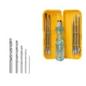 Hillgrove HGCM458M1 5-Piece HSS Drill Bit Set with 5-in-1 Combination Screwdriver Kits image-2