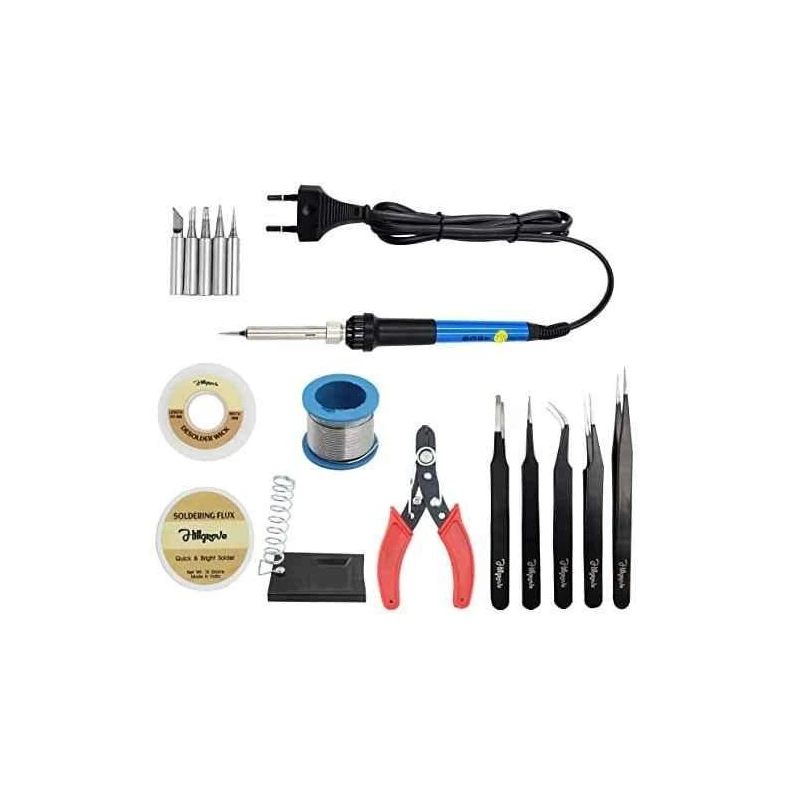 Hillgrove HG0109 7-in-1 Professional Mobile Soldering Iron Equipment Tool Kits image-1