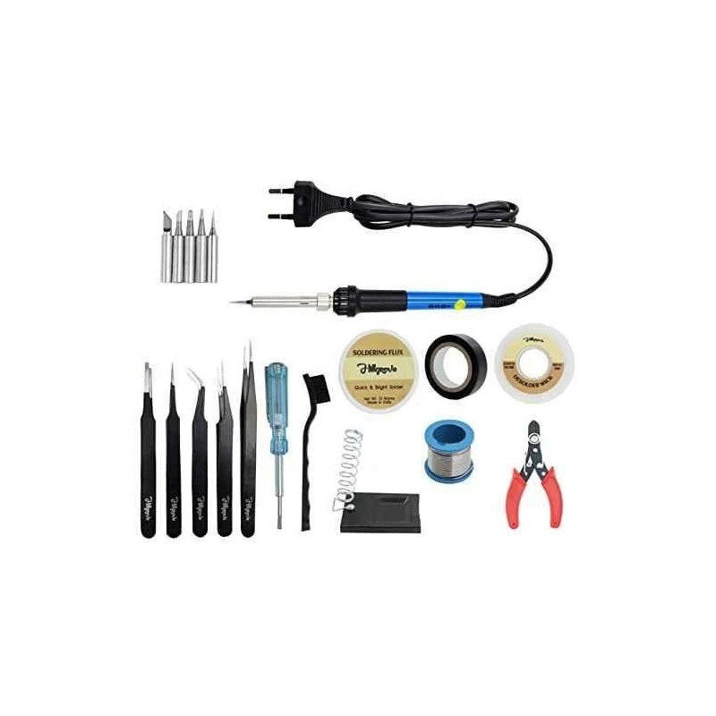 Hillgrove HG0111 10-in-1 Professional Mobile Soldering Iron Equipment Tool Kits image-1