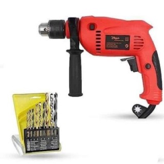Hillgrove HGCM1162 700W 13mm Power Drill Machine with 9 Drill Bits image-3
