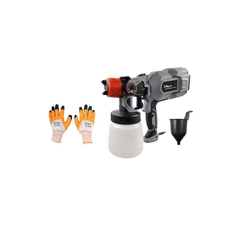 Hillgrove HGCM43M1 550W DIY Copper Nozzle Paint Sprayer Gun Machine with Gloves image-1