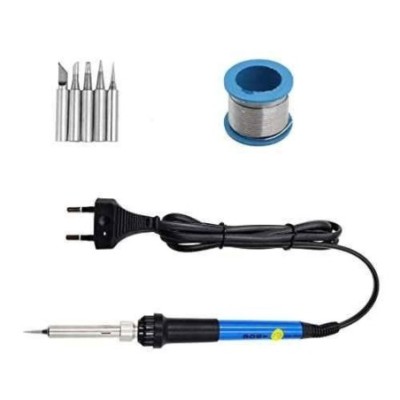 Hillgrove HG0105 2-in-1 Mobile Soldering Iron Equipment Tool Kits with Wire image-1