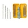 Hillgrove HGCM456M1 5-Piece Masonry Drill Bit Set with 5-in-1 Combination Screwdriver Kits
