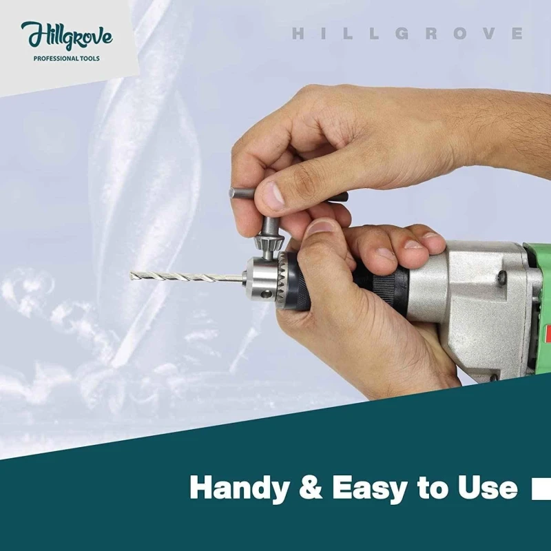 Hillgrove HGCM454M1 15-Piece HSS Wood & Masonry Drill Bit Set with 5-in-1 Screwdriver Combo image-1