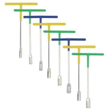 Hillgrove HG0050 8-Piece Nickel Chrome T-Socket Set image-1