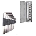 Hillgrove HGCM854 9-Piece Alloy Steel Hex Allen Key Set with 10-in-1 Socket Set image-1