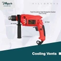 Hillgrove HGCM1359 700W 13mm Power Drill Machine with 9 Drill Bits & Utility Knife image-4