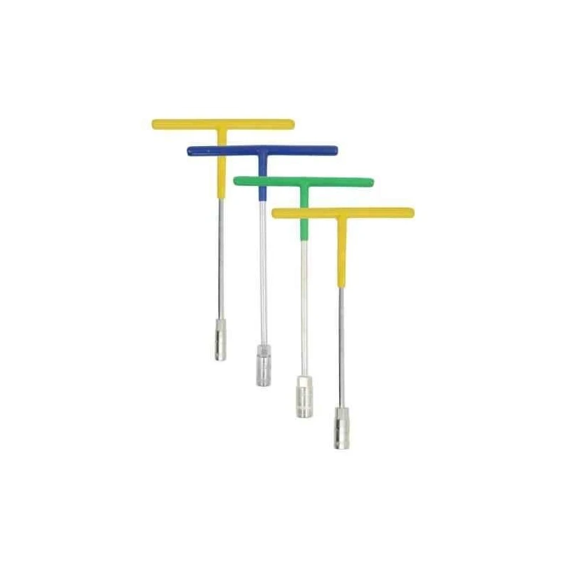 Hillgrove HG0048 4-Piece Nickel Chrome T-Socket Set image-1