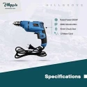 Hillgrove HGCM1364 500W 10mm Power Drill Machine with 9 Drill Bits & Measuring Tape image-5