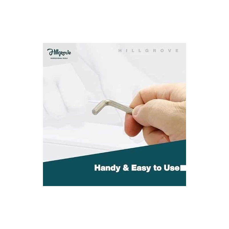 Hillgrove HGCM858 9-Piece Alloy Steel Hex Allen Key Set with 2-in-1 Screwdriver & 8-Inch Plier image-3