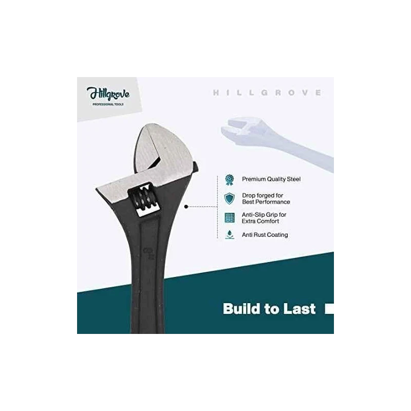 Hillgrove HGCM898 8-Inch Multipurpose Combination Plier with Adjustable Wrench & 5-in-1 Screwdriver image-4