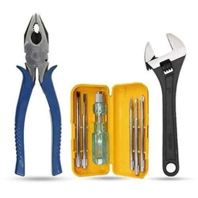 Hillgrove HGCM898 8-Inch Multipurpose Combination Plier with Adjustable Wrench & 5-in-1 Screwdriver image-5