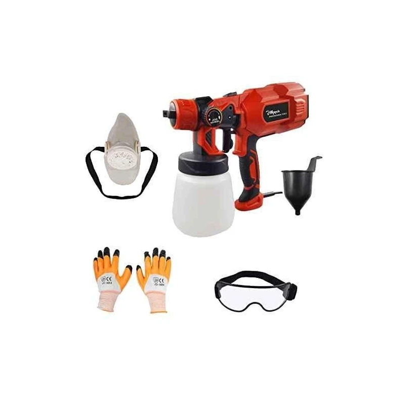 Hillgrove HGCM087 550W Heavy Duty DIY Plastic Paint Sprayer Gun Machine image-1