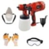 Hillgrove HGCM087 550W Heavy Duty DIY Plastic Paint Sprayer Gun Machine