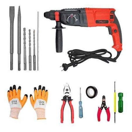 Hillgrove HGCM31M1 1200W 26mm Hammer Drill Machine Kits image-1