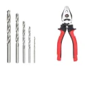 Hillgrove HGCM460M1 5-Piece HSS Drill Bit Set with 8-Inch Combination Plier image-3