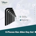 Hillgrove HGCM883 9-Piece Hex Allen Key Set with 2-in-1 Screwdriver & 8-Inch Combination Plier image-5