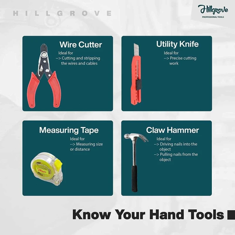 Hillgrove HGCM215M1 15-Piece Power Tool Kits image-1