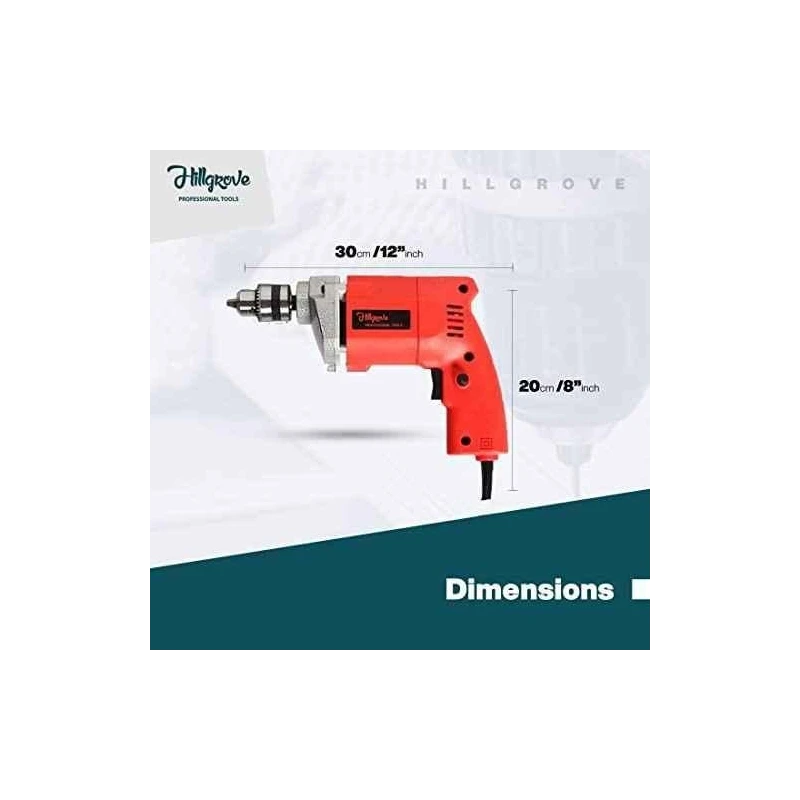 Hillgrove HGCM909 500W Variable Speed Reverse Rotation Drill Machine image-4