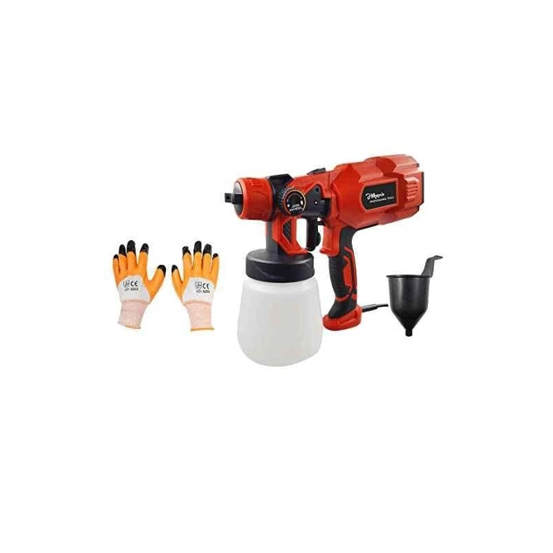 Hillgrove HGCM42M1 550W Copper Nozzle Paint Sprayer Gun Machine with Gloves Set image-1