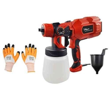 Hillgrove HGCM42M1 550W Copper Nozzle Paint Sprayer Gun Machine with Gloves Set image-1