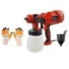 Hillgrove HGCM42M1 550W Copper Nozzle Paint Sprayer Gun Machine with Gloves Set