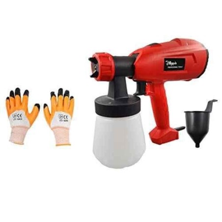 Hillgrove HGCM44M1 550W Copper Nozzle Paint Sprayer Gun Machine with Gloves Set image-1