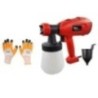 Hillgrove HGCM44M1 550W Copper Nozzle Paint Sprayer Gun Machine with Gloves Set