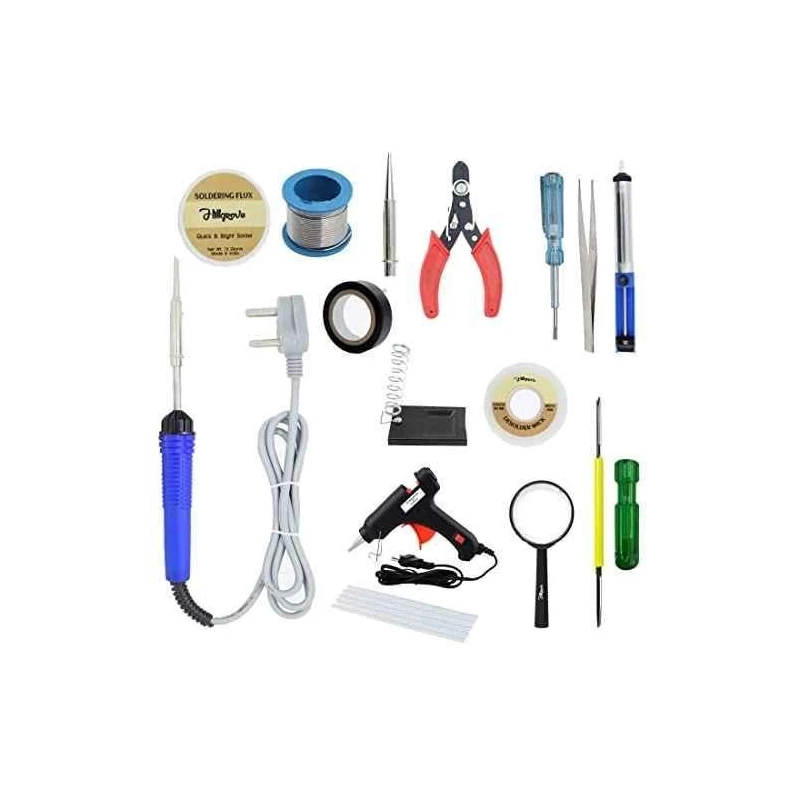 Hillgrove HGCM109 25W Electric 15-in-1 Mobile Soldering Equipment Tool Kits image-1