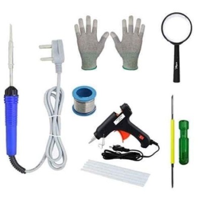 Hillgrove HGCM114 25W Electric 7-in-1 Mobile Soldering Equipment Tool Kits image-1