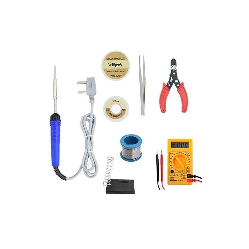 Hillgrove HGCM118 25W Electronic 8-in-1 Mobile Soldering Iron Equipment Tool Kits image-1