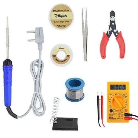 Hillgrove HGCM118 25W Electronic 8-in-1 Mobile Soldering Iron Equipment Tool Kits image-1