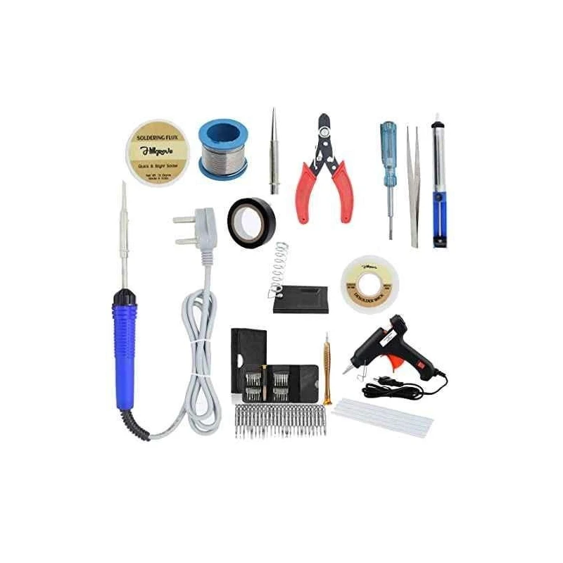 Hillgrove HGCM130 25W Electric 14-in-1 Mobile Soldering Equipment Tool Kits image-1