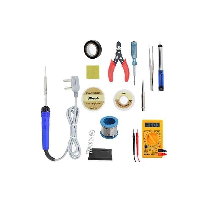 Hillgrove HGCM120 25W Electronic 13-in-1 Mobile Soldering Iron Equipment Tool Kits image-1