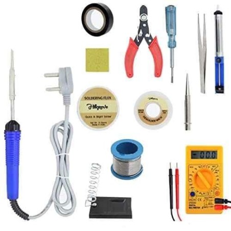 Hillgrove HGCM120 25W Electronic 13-in-1 Mobile Soldering Iron Equipment Tool Kits image-1