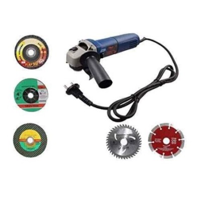 Hillgrove HG0188 100mm Metal Angle Grinder with 5-Piece Wheel Set image-1