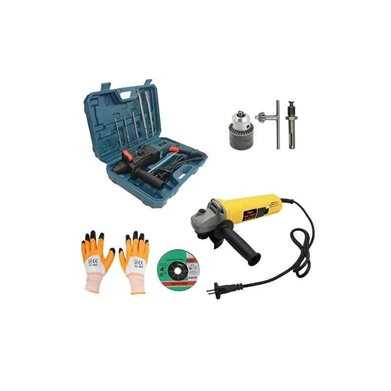 Hillgrove HGCM33M1 1200W 26mm Hammer Drill Machine Kits image-1