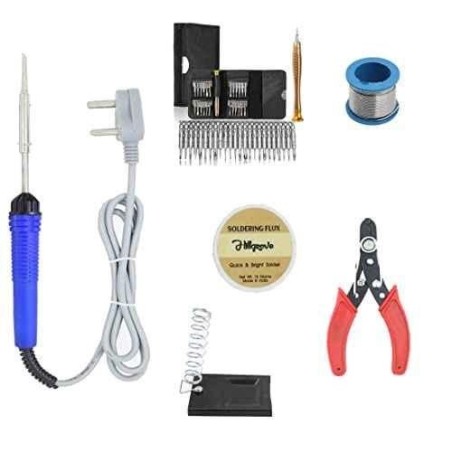 Hillgrove HGCM124 25W Electronic 6-in-1 Mobile Soldering Iron Equipment Tool Kits image-1