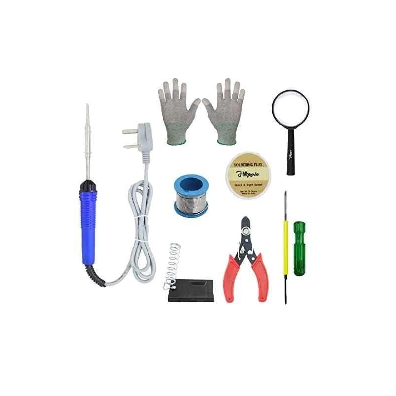 Hillgrove HGCM110 25W Electronic 8-in-1 Mobile Soldering Iron Equipment Tool Kits image-1