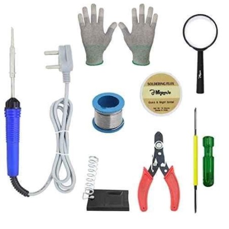 Hillgrove HGCM110 25W Electronic 8-in-1 Mobile Soldering Iron Equipment Tool Kits image-1