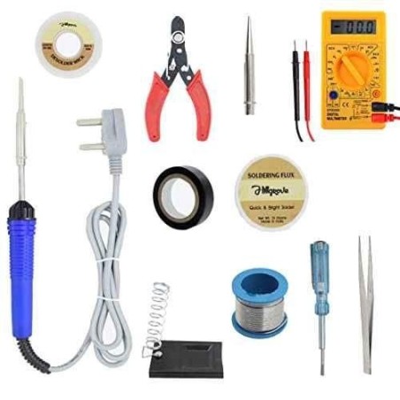 Hillgrove HGCM119 25W Electronic 11-in-1 Mobile Soldering Iron Equipment Tool Kits image-1