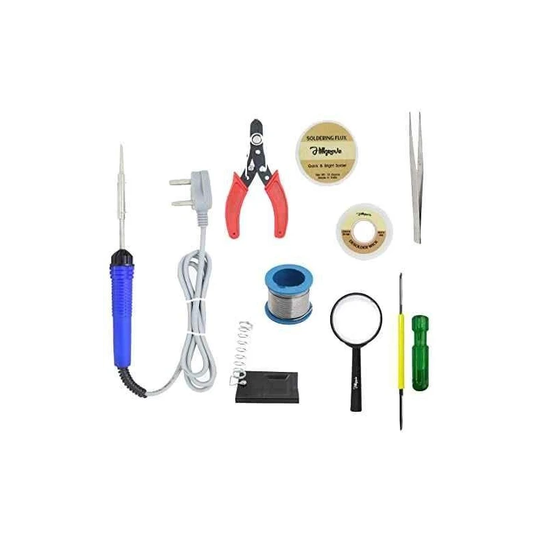 Hillgrove HGCM104 25W Electronic 9-in-1 Mobile Soldering Iron Equipment Tool Kits image-1