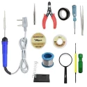 Hillgrove HGCM105 25W Electronic 12-in-1 Mobile Soldering Iron Equipment Tool Kits image-1