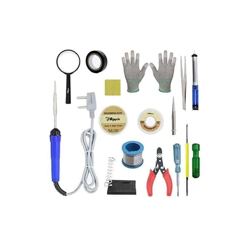 Hillgrove HGCM113 25W Electronic 15-in-1 Mobile Soldering and Desoldering Equipment Tool Kits image-1