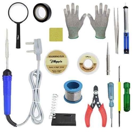 Hillgrove HGCM113 25W Electronic 15-in-1 Mobile Soldering and Desoldering Equipment Tool Kits image-1