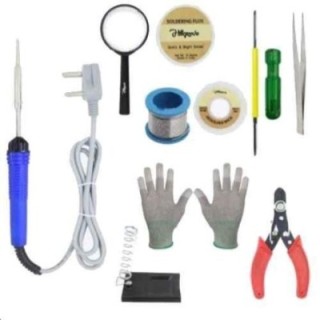 Hillgrove HGCM111 25W Electronic 10-in-1 Mobile Soldering Iron Equipment Tool Kits image-1