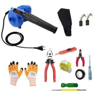 Hillgrove HGCM22M1 800W 18000rpm Air Blower and Suction Dust Cleaner with 7-Piece Hand Tool Kits image-1