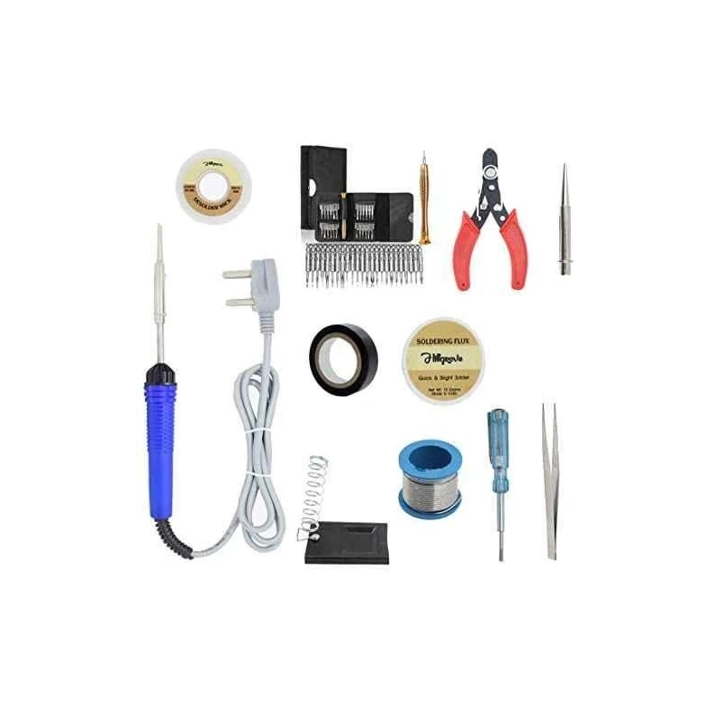 Hillgrove HGCM126 25W Electronic 11-in-1 Mobile Soldering Iron Equipment Tool Kits image-1