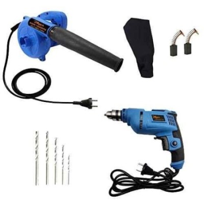 Hillgrove HGCM23M1 800W 18000rpm Air Blower and Suction Dust Cleaner with Drill Machine Set image-1