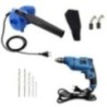 Hillgrove HGCM23M1 800W 18000rpm Air Blower and Suction Dust Cleaner with Drill Machine Set
